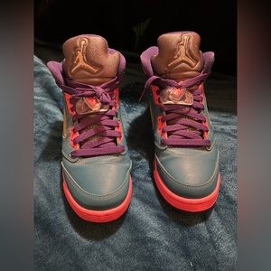 Jordan 5 Retro GS - Teal pink purple